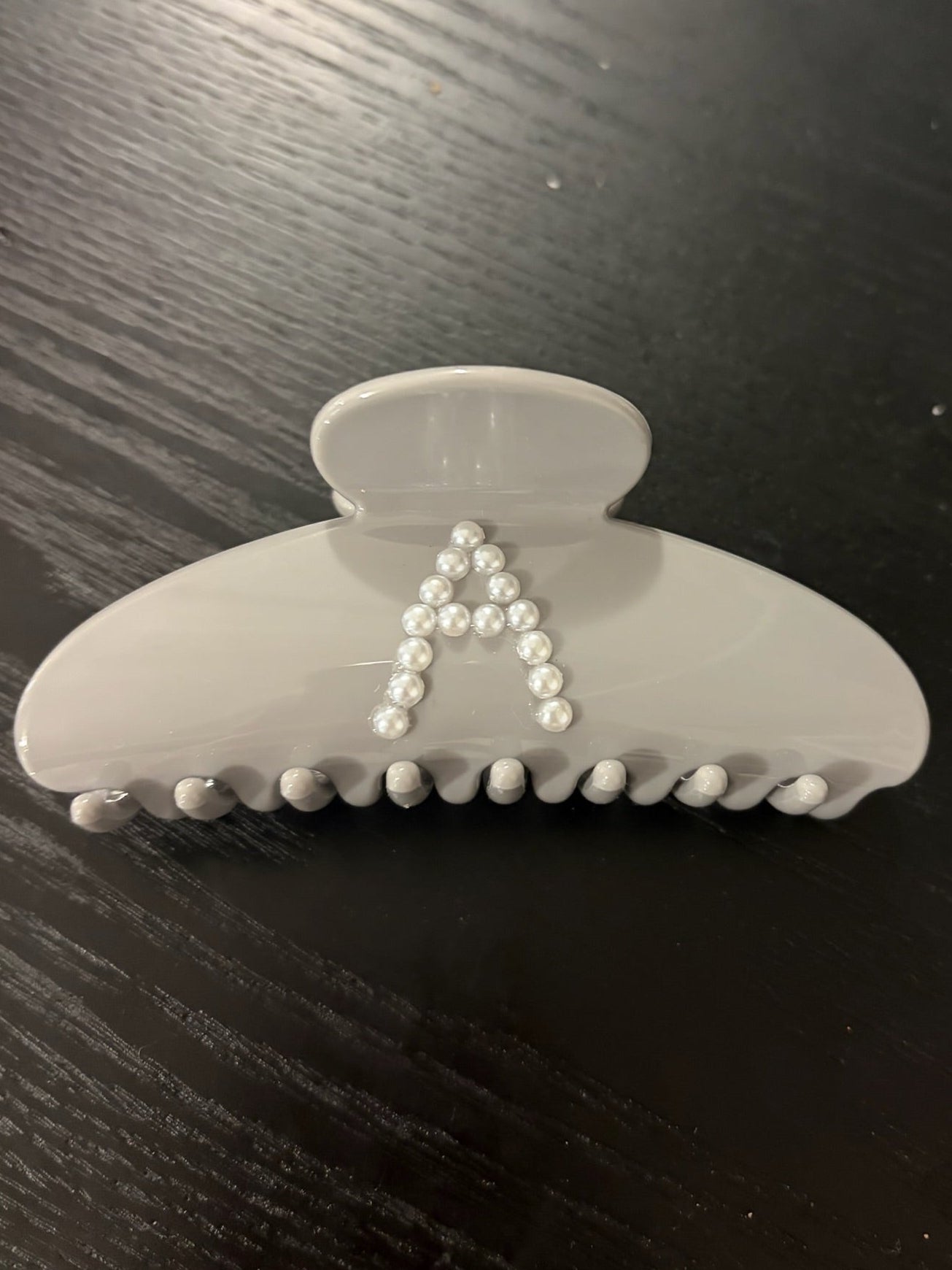 Personalized Initial Claw Clip